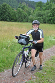 flemming på cykelvandring